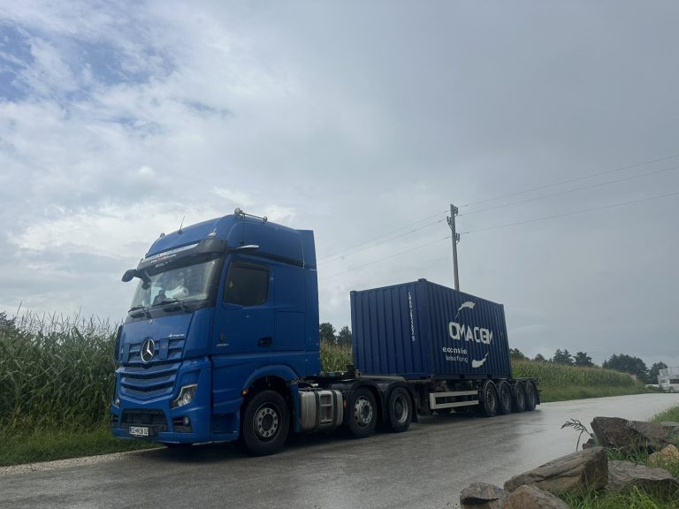 prevoz 20ft kontejnerja VGM 45 ton